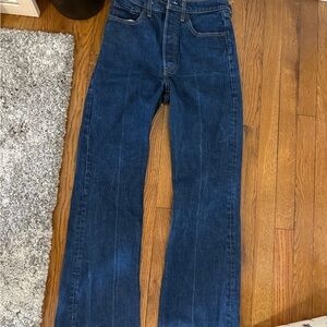 Levi's Deep Blue Bootcut Jeans